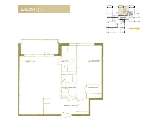KAKSIO 45 m2 KAKSIO 45 m2
